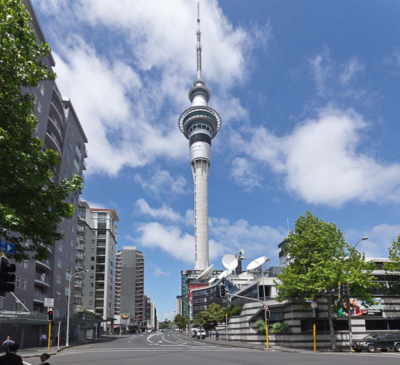 Image result for Sky Tower in Auckland, New Zealand