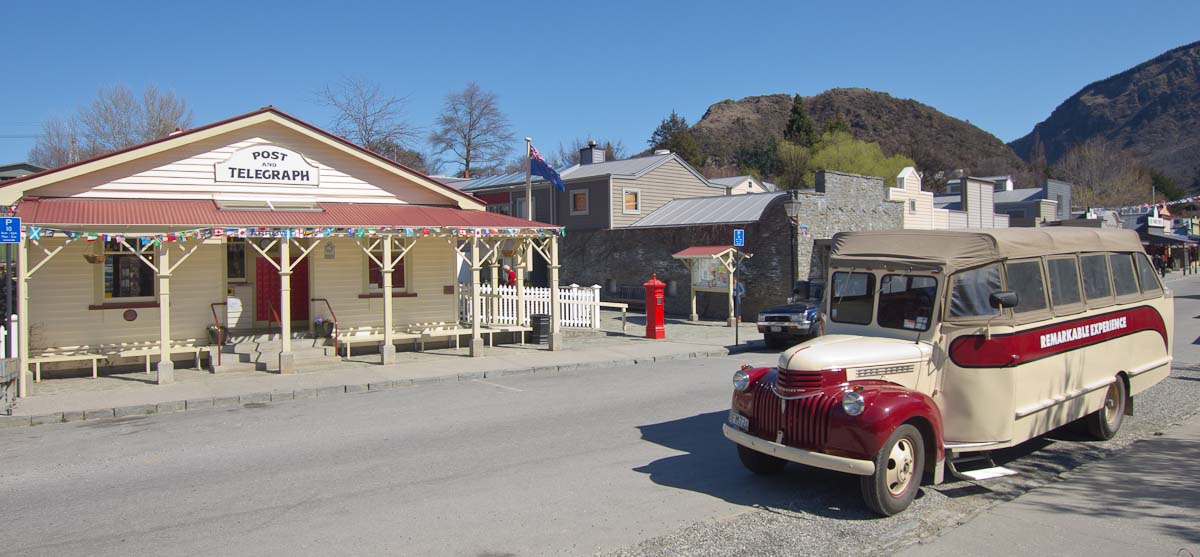Old post office in Arrowtown, New Zealand