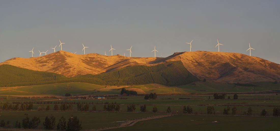 White Hill wind farm, Mossburn, New Zealand