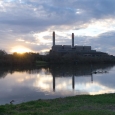 Elektrárna v Huntly a řeka Waikato, Nový Zéland | fotografie