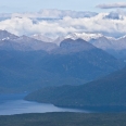 Lake Te Anau a Stuart Mountains, Nový Zéland | fotografie