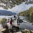 South Fiord, jetty at Mussel Cove, Lake Te Anau, Fiordland | photography