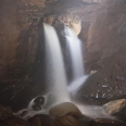 Vodopád v jeskyni  Aurora, Murchison Mountains, Nový Zéland | fotografie