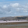Výroba soli, jezero Grassmere, Nový zéland | fotografie