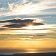 Západ slunce z Hump Ridge, Fiordland, Nový Zéland | fotografie