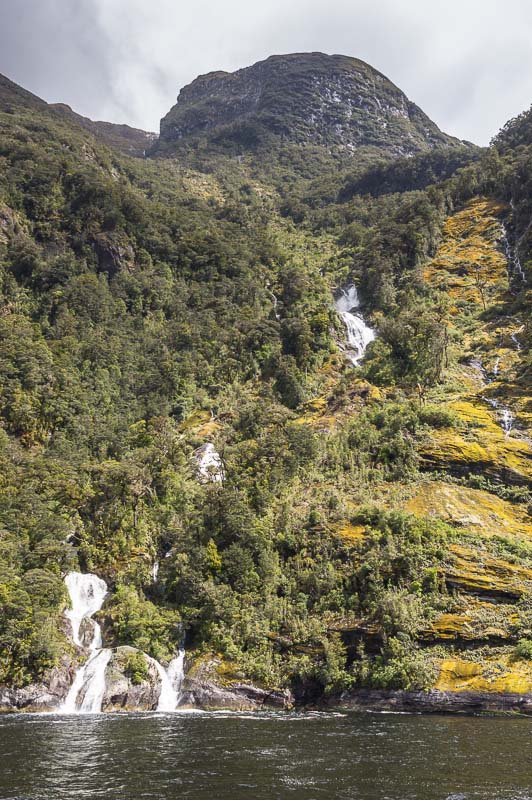 Chamberlain Falls, Doubtful Sound, Fiordland, New Zealand