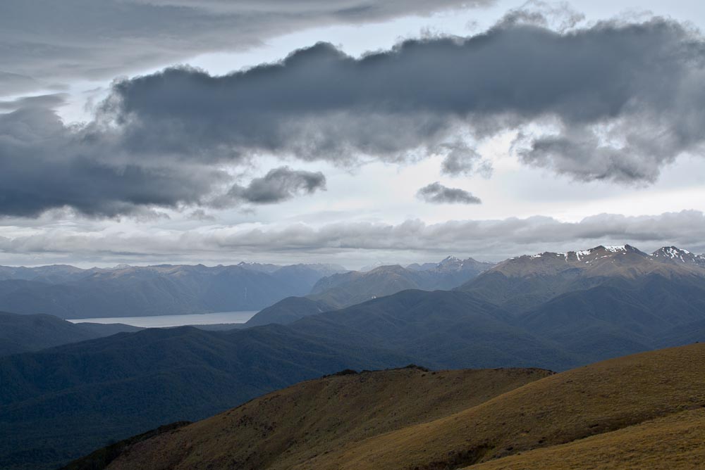 Hump Ridge, view of Lake Poteriteri, Fiordland, New Zealand