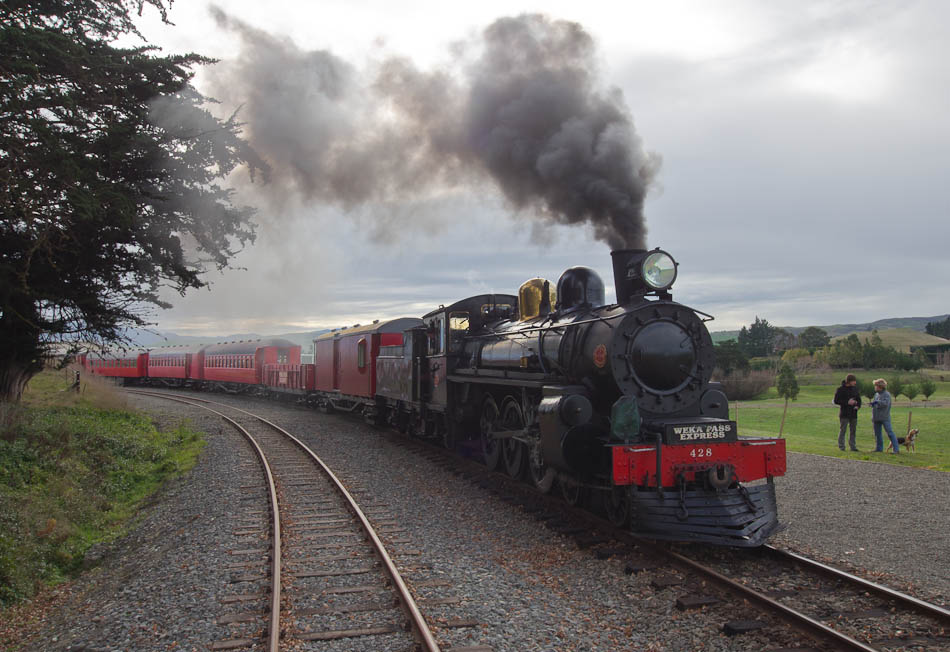 "A" class locomotive No. 428, Weka Pass Railway, Waikari