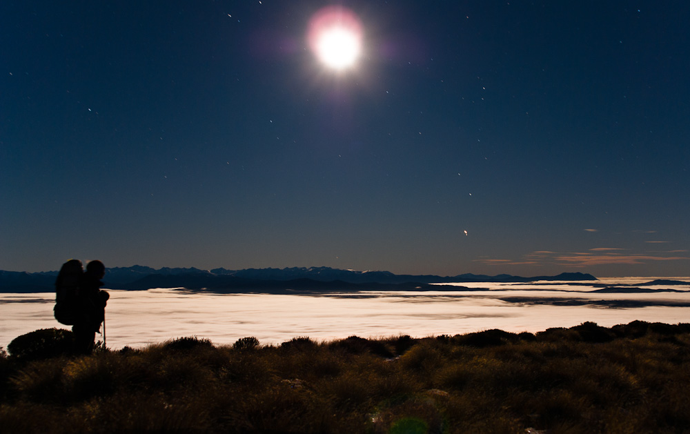 Moonlight, Mt Luxmore, Kepler Track, Fiordland, New Zealand